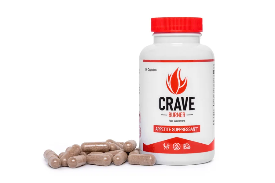Flacon de Crave Burner et ses gélules