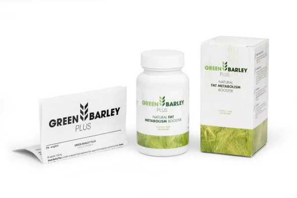 Flacon et boîte de Green Barley Plus