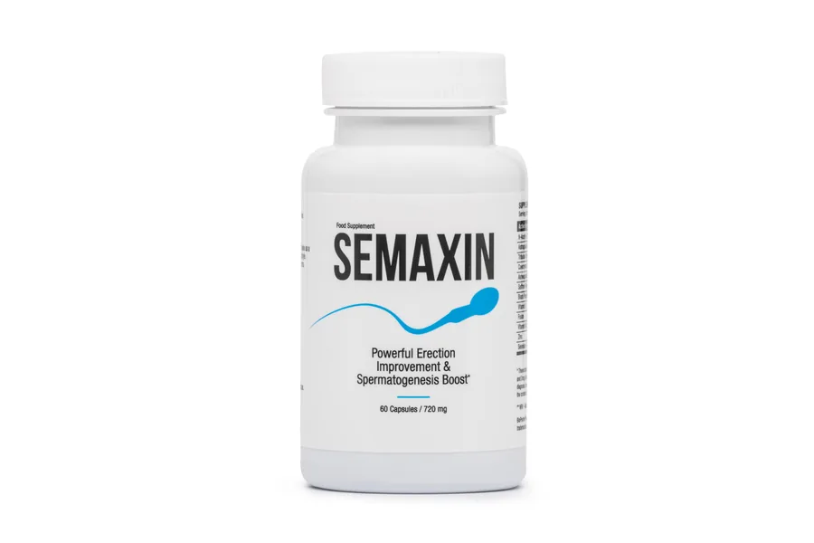 Flacon de Semaxin, complément pour la vitalité masculine